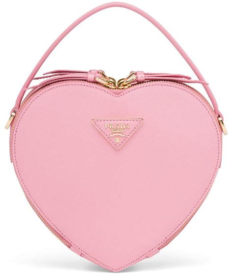 prada heart shaped bag pink|prada heart shaped bag.